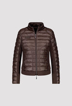 Load image into Gallery viewer, Monari Quilted Jacket with Neoprene Collar 808525 - Espresso