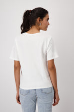 Load image into Gallery viewer, Monari Monaco Tee Shirt 409432 Off White