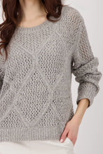 Load image into Gallery viewer, Monari Sequin Pullover 808977 - Greige