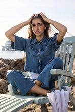 Load image into Gallery viewer, Monari Basic Jeans Jacket 410669 - Light Denim