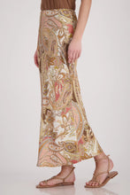 Load image into Gallery viewer, Monari All Over Paisley Skirt 410568 - Mocca