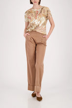 Load image into Gallery viewer, Monari All Over Paisley Tee 410571 - Mocca