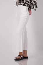 Load image into Gallery viewer, Monari Sarah Basic Linen Pant 410673 - Off White