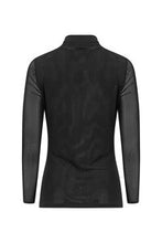 Load image into Gallery viewer, Loobie's Story Aston Ruched Top LS2932PL - Black