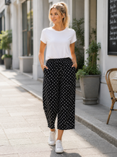 Load image into Gallery viewer, Lauren New Rochelle Pant 11A - Black White Spot