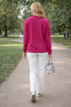 Load image into Gallery viewer, Bromley Turtle Neck Knit 2404 - Cerise