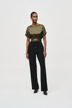 Load image into Gallery viewer, Joseph Ribkoff Silky Knit Relaxed Pant - Black
