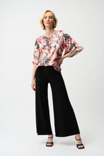 Load image into Gallery viewer, Joseph Ribkoff Silky Knit Pull-On Wide Leg Pants 251017 - Black
