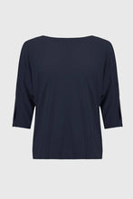 Load image into Gallery viewer, Joseph Ribkoff Silky Knit Boxy Top - Midnight Blue