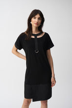 Load image into Gallery viewer, Joseph Ribkoff Silky Knit and Memory Fabric Dress - Midnight Blue