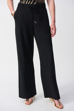 Load image into Gallery viewer, Joseph Ribkoff Textured Wide Leg Pant - Black