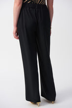 Load image into Gallery viewer, Joseph Ribkoff Textured Wide Leg Pant - Black