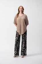 Load image into Gallery viewer, Joseph Ribkoff Tropical Print Wide Leg Pants
