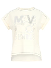 Load image into Gallery viewer, Dolcezza Good Vibes Top 25180W - White