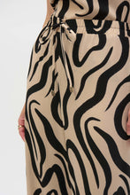 Load image into Gallery viewer, Joseph Ribkoff Abstract Wide Leg Pant 252178 - Beige/Black