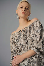 Load image into Gallery viewer, Joseph Ribkoff Python Flared Top 252241 - Python