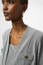 Load image into Gallery viewer, Joseph Ribkoff Bolero 253228 Grey Melange