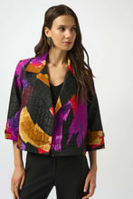 Load image into Gallery viewer, Joseph Ribkoff Abstract Print Boxy Jacket 253271