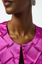 Load image into Gallery viewer, Joseph Ribkoff Textured Satin Jacket 253997 - Cosmos