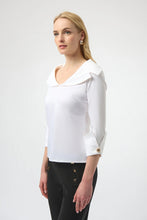 Load image into Gallery viewer, Joseph Ribkoff Taffeta Top 254010 - Vanilla