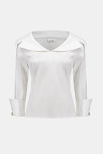 Load image into Gallery viewer, Joseph Ribkoff Taffeta Top 254010 - Vanilla
