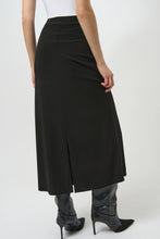 Load image into Gallery viewer, Joseph Ribkoff Silky Knit Pull On Maxi Skirt 254018 - Black