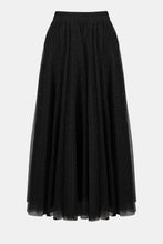 Load image into Gallery viewer, Joseph Ribkoff Tulle Flared Skirt 254927 - Black
