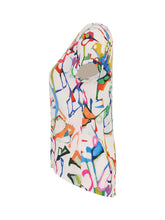 Load image into Gallery viewer, Dolcezza Seersucker Printed V Neck Top 25641