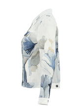 Load image into Gallery viewer, Dolcezza Linen Jacket 25791 - Indigo Melody