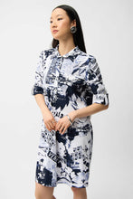 Load image into Gallery viewer, Joseph Ribkoff Conversational Dress 261048 - Blue Vanilla