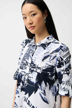 Load image into Gallery viewer, Joseph Ribkoff Conversational Dress 261048 - Blue Vanilla