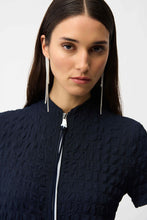 Load image into Gallery viewer, Joseph Ribkoff Textured Knit Cocoon Dress 261064 - Navy