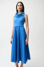 Load image into Gallery viewer, Joseph Ribkoff Shawl Collar Dress 261274 - Harbour Blue