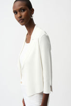 Load image into Gallery viewer, Joseph Ribkoff Viscose Blend Open Front Cardi 261920 - White