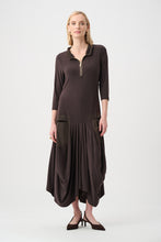 Load image into Gallery viewer, Joseph Ribkoff Silky Knit Memory Cocoon Dress 263159 - Mocha