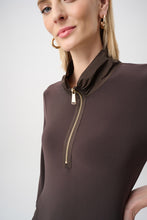 Load image into Gallery viewer, Joseph Ribkoff Silky Knit Memory Cocoon Dress 263159 - Mocha