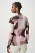 Load image into Gallery viewer, Joseph Ribkoff Geometric Print Lurex Sweater 264205
