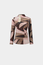 Load image into Gallery viewer, Joseph Ribkoff Geometric Print Lurex Sweater 264205