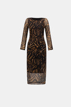 Load image into Gallery viewer, Joseph Ribkoff Tiger Dress 264211 - Tiger Animal Print