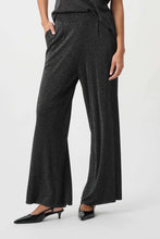 Load image into Gallery viewer, Joseph Ribkoff Lurex Wide Leg Pant 264942 - Black Silver