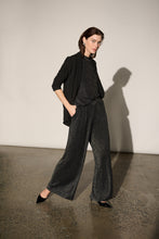 Load image into Gallery viewer, Joseph Ribkoff Lurex Wide Leg Pant 264942 - Black Silver