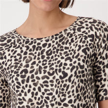 Load image into Gallery viewer, Monari Leo Allover Tee Shirt 409204 Coffee Bean