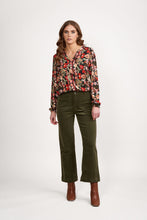 Load image into Gallery viewer, Vassalli Wide Leg Ankle grazer Pant 5995AM - Deep Sage
