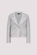 Load image into Gallery viewer, Monari Chrome Knit Jacket 808697- Cloudy Grey
