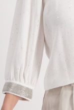 Load image into Gallery viewer, Monari Sequins Sweater 408938 - Off White