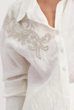 Load image into Gallery viewer, Monari Linen Blouse 408982 - White