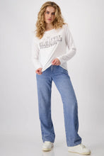 Load image into Gallery viewer, Monari Best Friends Tee Shirt 409192 Off White