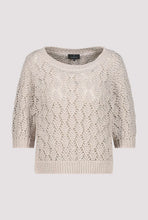 Load image into Gallery viewer, Monari Ajour Knit Sweater 409480 Warm Sand