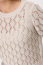 Load image into Gallery viewer, Monari Ajour Knit Sweater 409480 Warm Sand