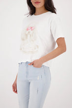 Load image into Gallery viewer, Monari Dog and Spaghetti Tee 410167 - Off White